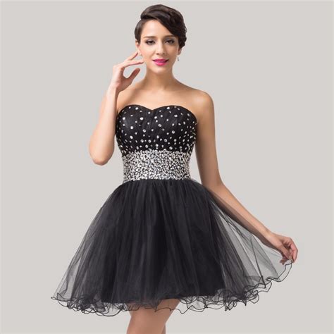 vestido debutante curto preto